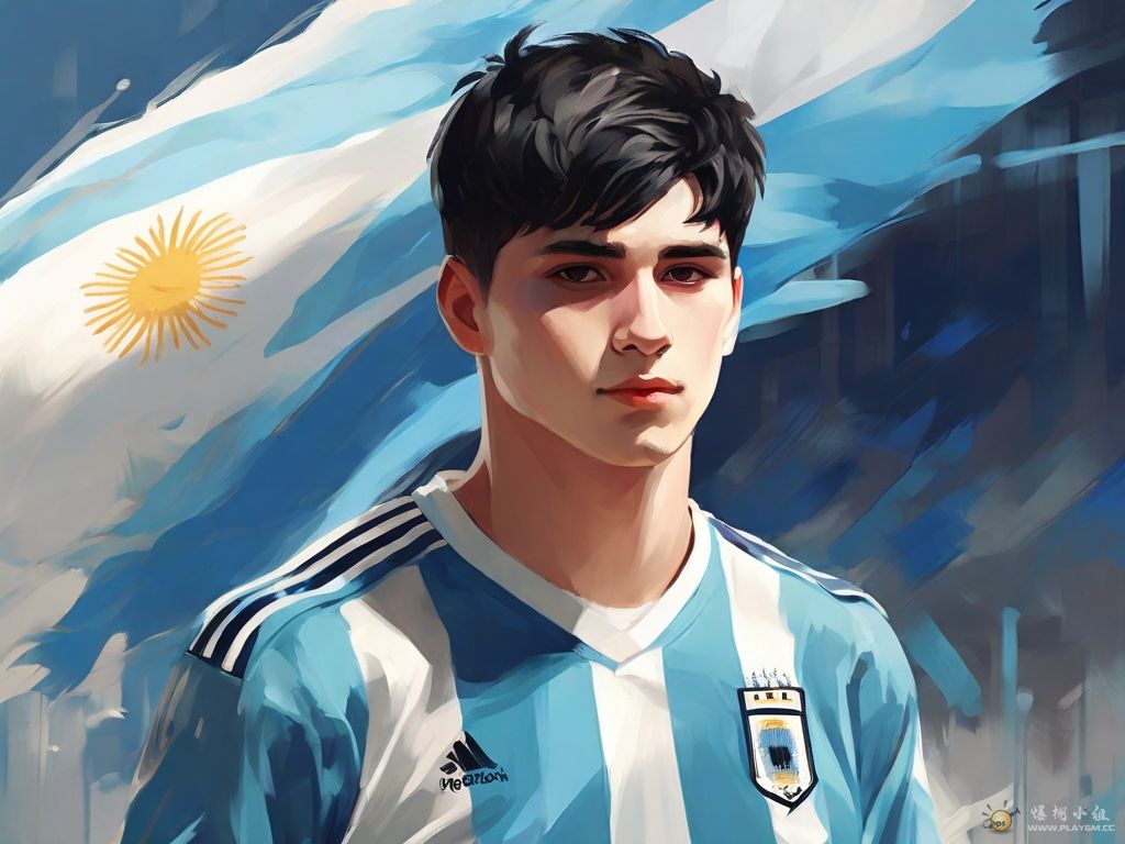 Leonardo_Diffusion_XL_a_football_player_in_Argentina_uniform_2_0.jpg