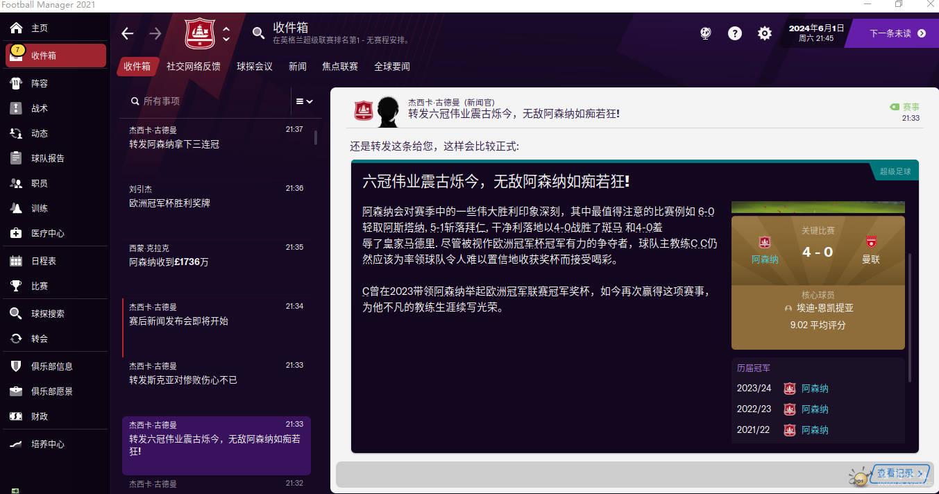六冠王